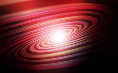 Kozmik yıldız ile koyu kırmızı vektör düzeni.