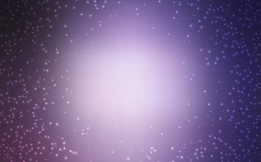 Astronomik yıldız ile hafif mor vektör arka plan.