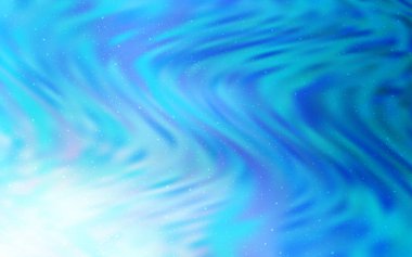 Gece gökyüzü desenle ışık mavi vektör yıldız.