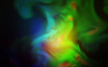 Karanlık çok renkli vektör bulanık parlak şablonu.