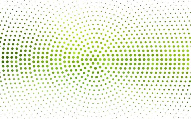 Açık Yeşil, noktalı sarı vektör arkaplanı.