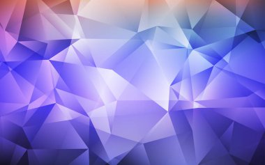 Açık Mor vektör düşük poli arka plan.