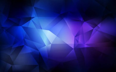 Koyu Pembe, Mavi vektör düşük poli doku.