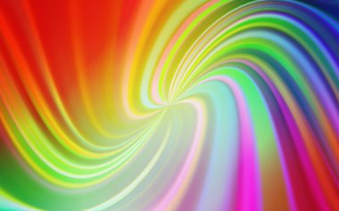 Işık Çokrenkli vektörü bulanık desen.