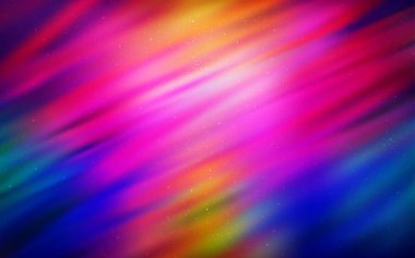 Uzay yıldızları ile koyu çok renkli vektör şablonu.