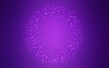 Mor vektör doku ile Samanyolu yıldız ışık.