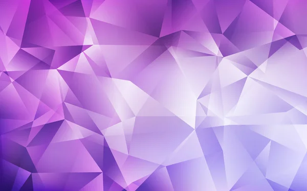 Luz vector púrpura brillante diseño triangular . — Vector de stock
