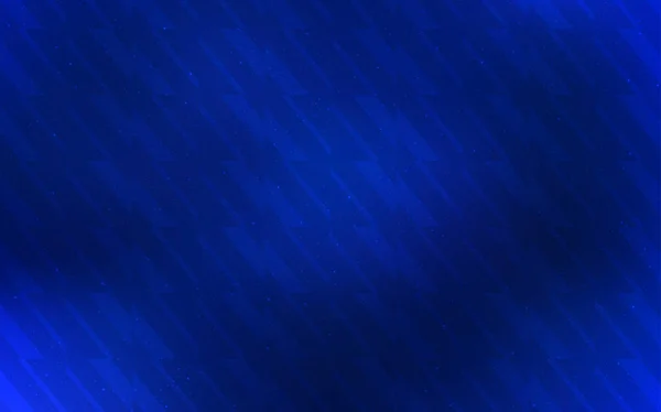 Texture vectorielle bleu foncé avec lignes colorées. — Image vectorielle