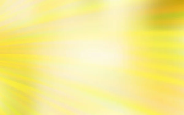 Fond vectoriel jaune clair avec lignes irisées. — Image vectorielle