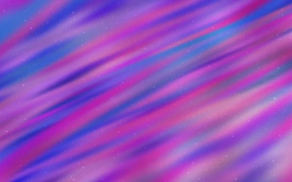 星の夜の空と光の紫色のベクトル パターン. — ストックベクタ