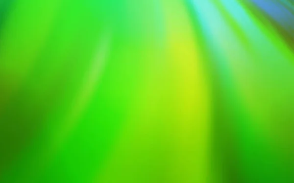Luz verde vetor colorido borrão fundo. — Vetor de Stock
