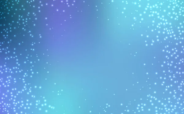 Hellrosa, blauer Vektorhintergrund mit astronomischen Sternen. — Stockvektor