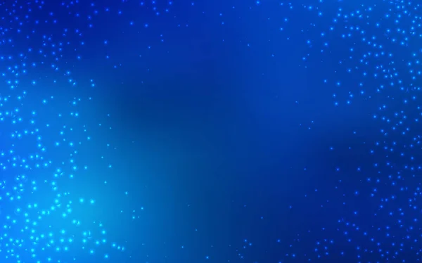 Светло-голубой векторный фон с астрономическими звёздами . — стоковый вектор