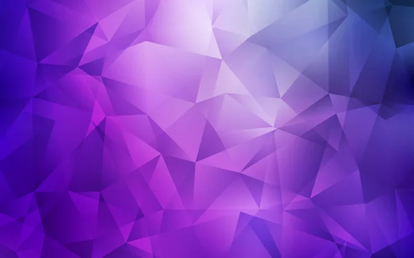 Violet clair, motif polygonal vecteur rose . — Image vectorielle