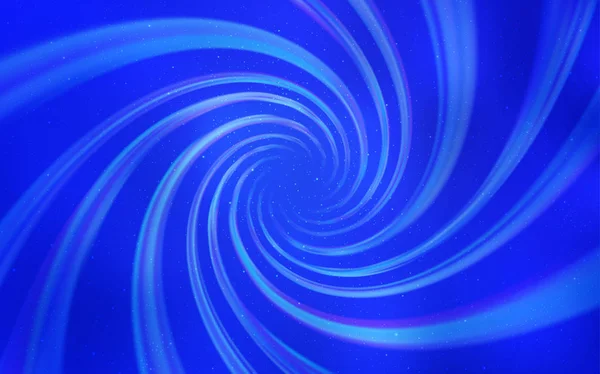 Hellblaue Vektorschablone mit Raumsternen. — Stockvektor