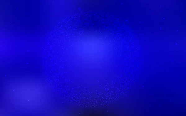 Patrón vectorial azul oscuro con estrellas del cielo nocturno . — Vector de stock