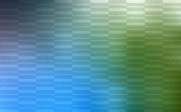 Azul claro, fondo vectorial verde con rayas . — Vector de stock