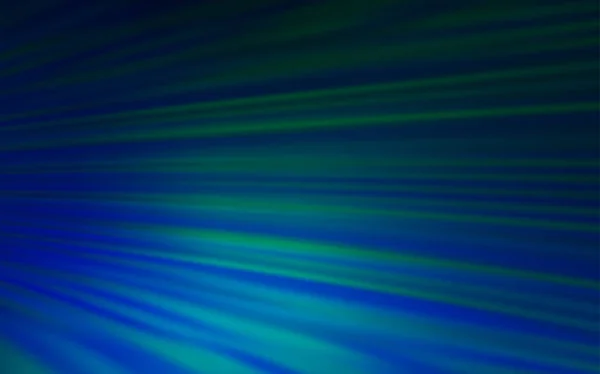Azul oscuro, fondo vectorial verde con rayas . — Vector de stock