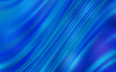 Astronomik yıldızlar ile açık mavi vektör arka plan.