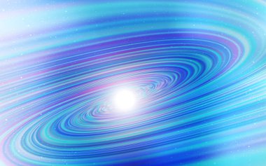 Kozmik Yıldızlar ile açık mavi vektör düzeni.