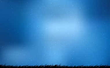 Gece gökyüzü desenle ışık mavi vektör yıldız.