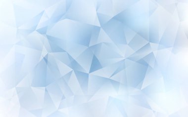 Açık mavi vektör degrade üçgenler şablonu.