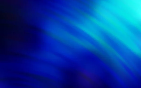 曲がった線を持つ濃い青のベクトルレイアウト. — ストックベクタ
