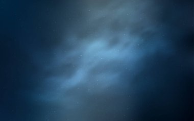 Astronomik yıldızlar ile açık mavi vektör arka plan.
