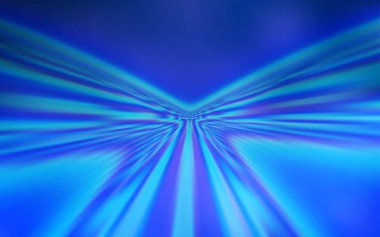 Eğri çizgileri olan hafif Mavili vektör deseni.