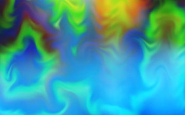 Açık Mavi, Yeşil vektör modern zarif düzen.