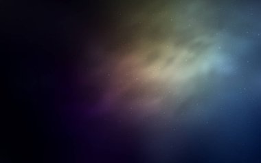 Koyu Mavi, Samanyolu yıldızları ile sarı vektör dokusu.