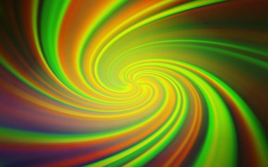 Açık Yeşil, wry çizgileri ile sarı vektör arkaplan.