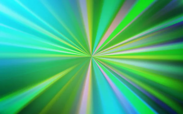 Templat cahaya biru, hijau vektor kabur bersinar abstrak. - Stok Vektor