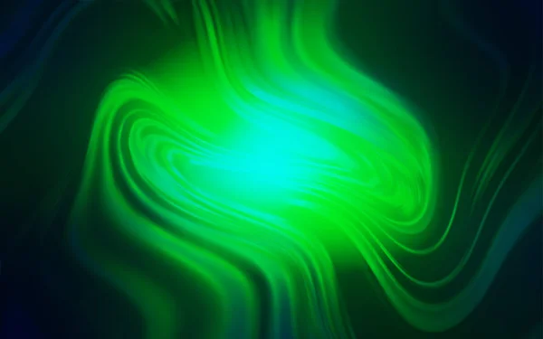 Világos kék, zöld vektor elmosódott fényt elvont háttér. — Stock Vector