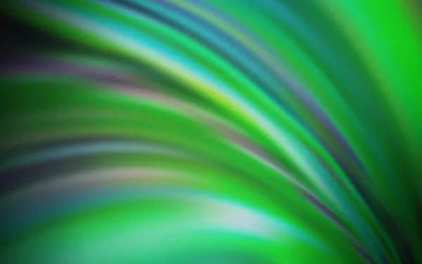 Azul claro, vetor verde borrado brilho fundo abstrato. — Vetor de Stock