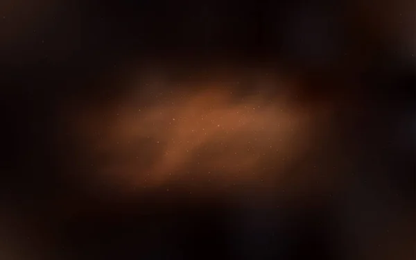 Modèle vectoriel brun foncé avec étoiles du ciel nocturne . — Image vectorielle