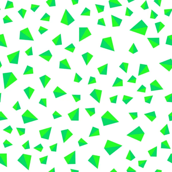 Ανοιχτό πράσινο διανύσματος χωρίς ραφές, ισομετρικό πρότυπο με κρυστάλλους, t — Διανυσματικό Αρχείο