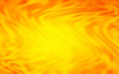 Astronomik yıldızlarla Hafif Turuncu vektör arka planı.