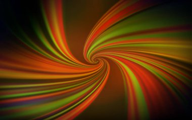 Koyu yeşil, sarı çizgili vektör arkaplanı.