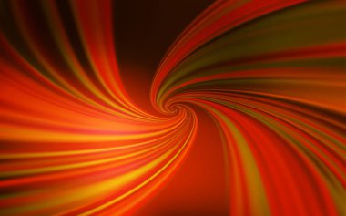 Eğri çizgileri olan koyu turuncu vektör deseni.