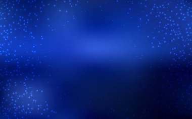 Gece gökyüzü desenle koyu mavi vektör yıldız.
