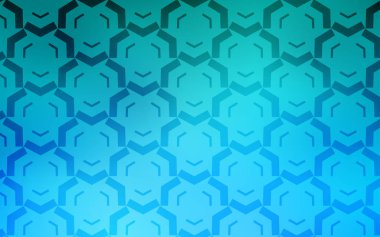 Kavisli çizgilerle Açık Mavi vektör düzeni.