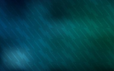 Koyu mavi, renkli çizgileri olan yeşil vektör dokusu.