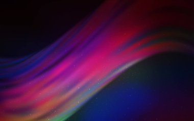 Samanyolu yıldızları ile koyu çok renkli vektör dokusu.