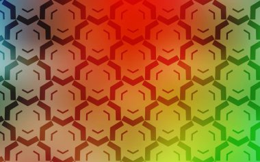 Eğri çizgileri olan hafif Çokrenkli vektör arkaplanı.