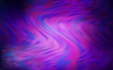 Astronomik yıldızlar ile koyu mor vektör arka plan.