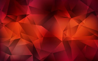 Koyu kırmızı vektör üçgen arkaplan.