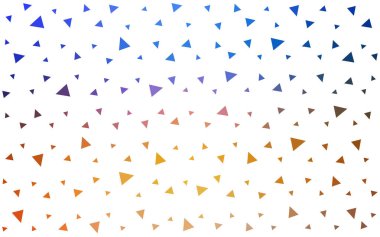 Açık Mavi, Sarı vektör poligonal arka plan.