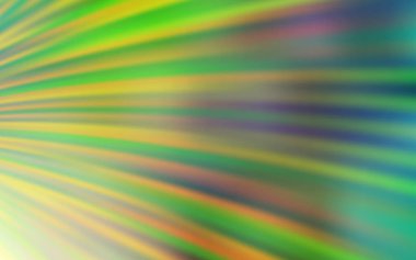 Kavisli çizgilerle Açık Yeşil vektör düzeni.