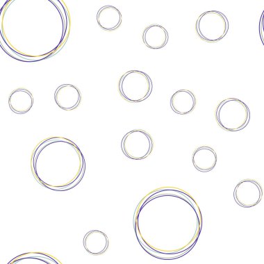 Açık Mavi, Sarı vektör kabarcıklar ile kesintisiz arka plan.